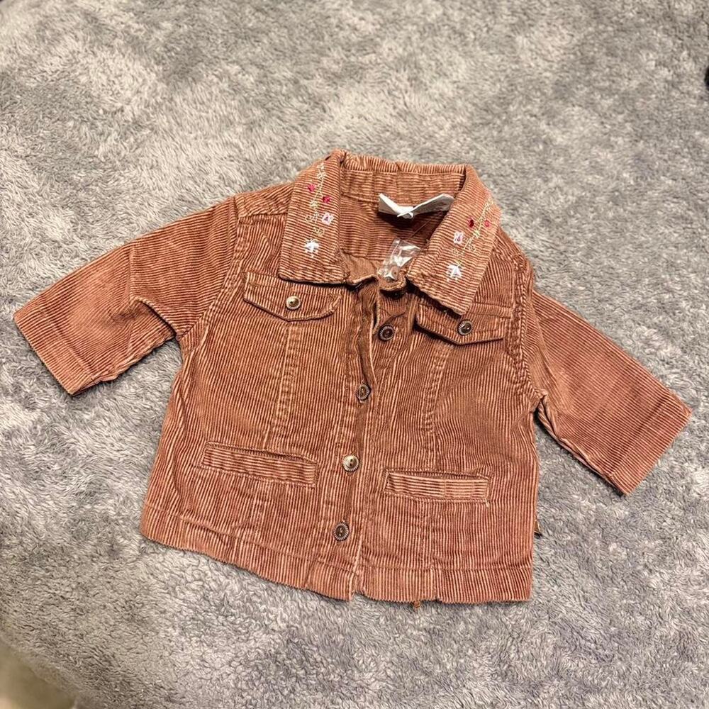 Vintage Mckids brown corduroy jacket - 0-3 months